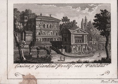 Casino e Giardino pontif.o nel Vaticano