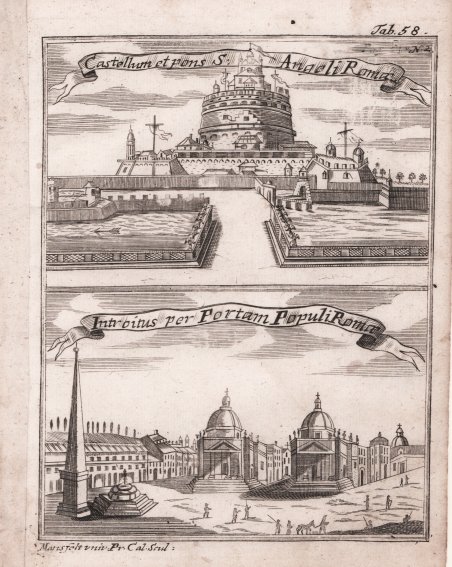 Castellum et pons S. Angeli Romae / Introitus per Portam …