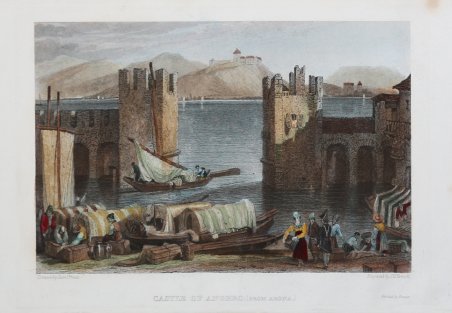 Castle of Angero . (From Arona.)