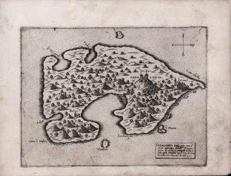 Cefalonia Insula sopra il mare Adriatico…