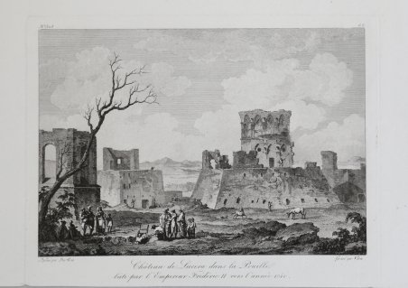 Chateau de Lucera dans la Pouille bati par l'Empereur Frederic …