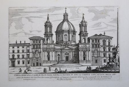 Chiesa dedicata a S. Agnese VM in piazza Navona la …