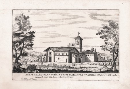 Chiesa della SS Annuntiata fuori delle mura una delle nove … | Immagine principale