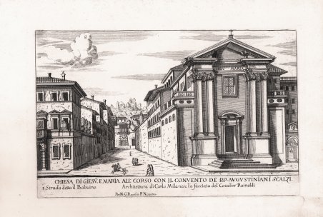 Chiesa di Giesù e Maria all Corso con il convento …