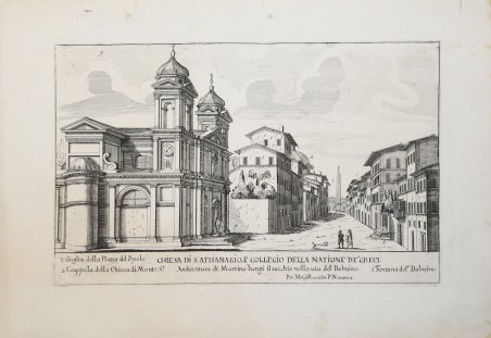 Chiesa di S. Athanagio, e Collegio della Natione de' Greci.