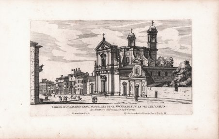 Chiesa di S. Giacomo con l'hospedale de gl' Incurabili su' …