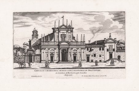 Chiesa di S. Maria dell'Horto con l'Hospedale in Trastevere. Architettura …