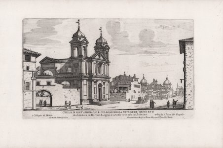 Chiesa di Sant'Athanagio, e Collegio della Natione de' Greci.