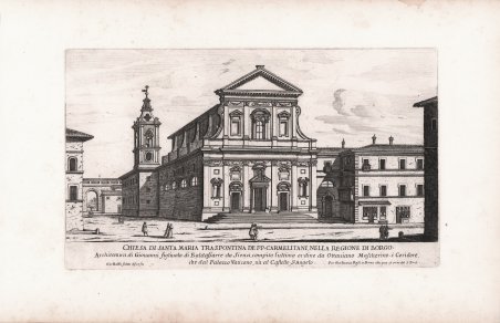 Chiesa di Santa Maria Traspontina de PP. Carmelitani, nella regione …