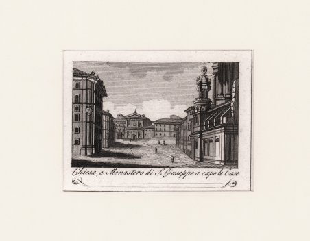 Chiesa, e Monastero di S. Giuseppe a capo le Case