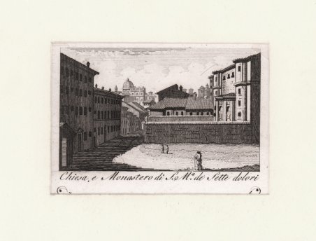 Chiesa e Monastero di S. M(ari).a de' Sette dolori