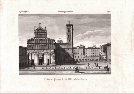 Chiesa e Piazza di S. Michele di Lucca