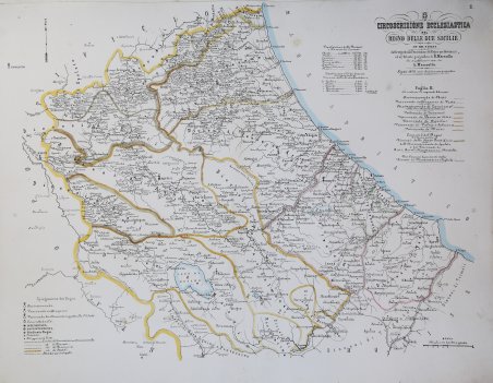 Circoscrizione Ecclesiastica nel Regno delle Due Sicilie - Foglio II