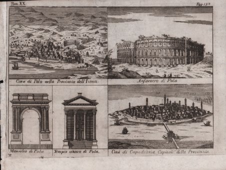 Città di Pola nella Provincia dell'Istria / Anfiteatro di Pola …