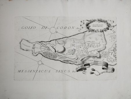 Città e Fort. di Coron assediata e presa dalla Serenis …