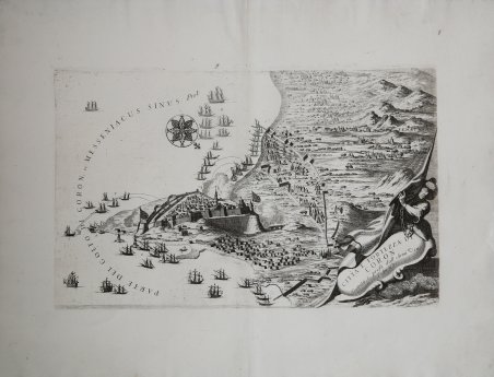 Citta e Fortezza di Coron Battuta e presa dall'Armi Ven. …