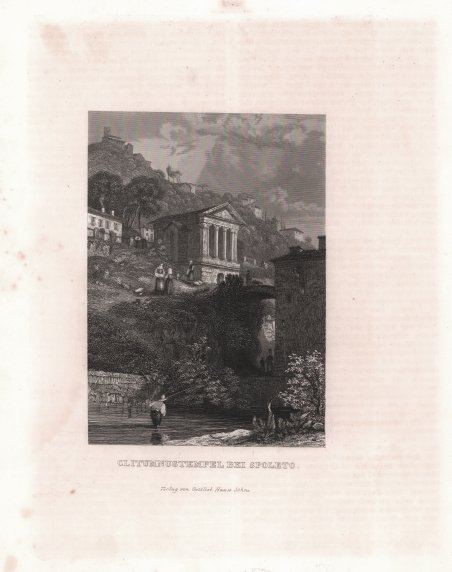 Clitumnustempel Bei Spoleto