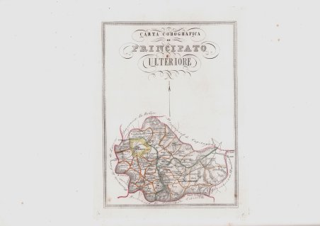 Carta Corografica di Principato Ulteriore