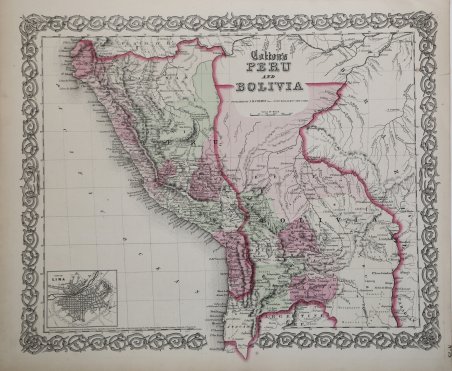 Colton's Peru and Bolivia