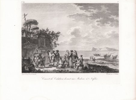 Concert de Calabrois devant une Madone à Naples