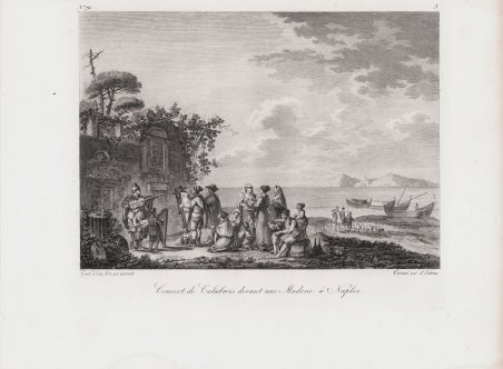 Concert de Calabrois devant une Madone à Naples