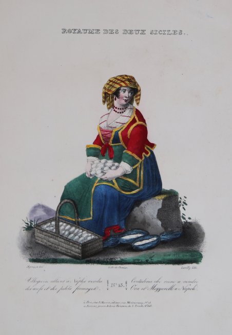 Contadina che viene a vendere Ova et Mozzarelle a Napoli