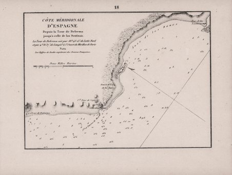 Côte Meridionale d'Espagne depuis la tour de Belerma jusqu'a celle …