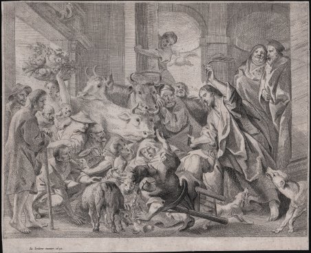 Cristo caccia i mercanti dal tempio