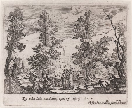 Cristo parla ai discepoli in Samaria