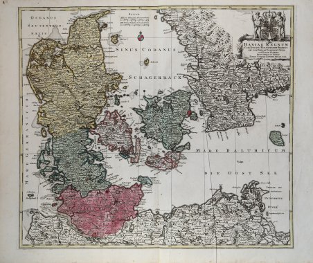 Daniae Regnum Cum Ducatu Holsatiae et Slevici Nec Non Insula …