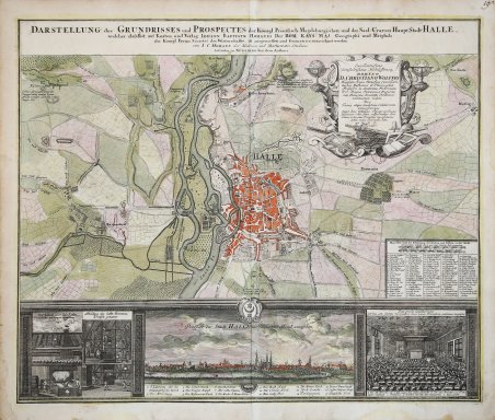 Darstellung des Grundrisses und Prospectes der