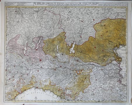 De Stoel des Oorlogs in Italien, waar in vertoont werden …