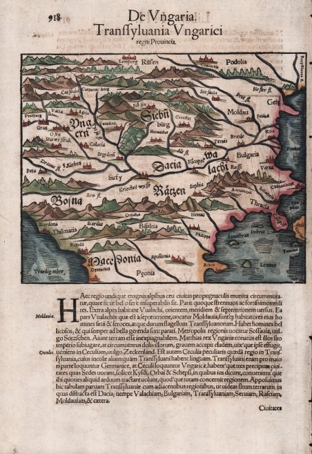 De Ungaria. Transsyluania Ungarici regni Provincia