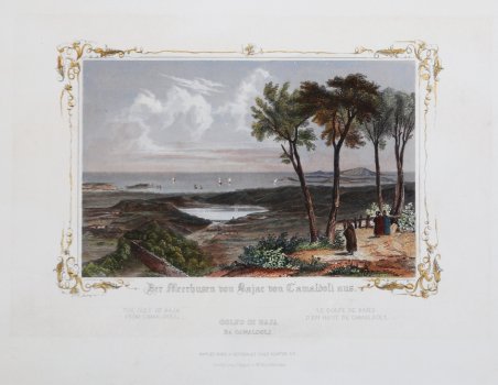 Der Meerbusen von Bajae von Camaldoli aus.