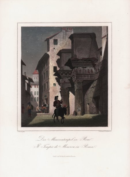 Der Minervatempel in Rome / Il Tempio di Minerva in …