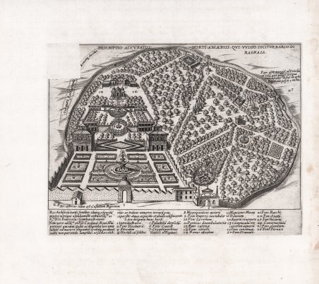 Descriptio Accuratiss. Horti Amaeniss. qui Vulgo Dicitur Barco di Bagnaia