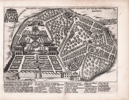 Descriptio Accuratiss Horti Amaeniss Qui Vulgo Dicitur Barco di Bagnaia
