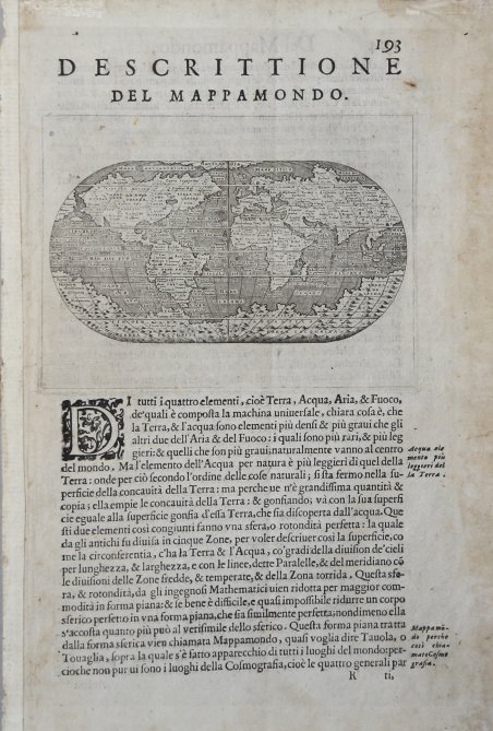 Descritione del Mappamondo | Immagine principale