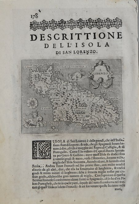 Descrittione dell'isola di San Lorenzo