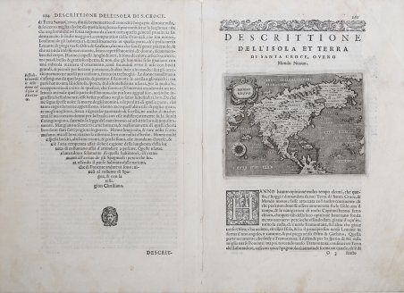 Descrittione dell'isola & Terra di Santa Croce, overo Mondo Nuovo