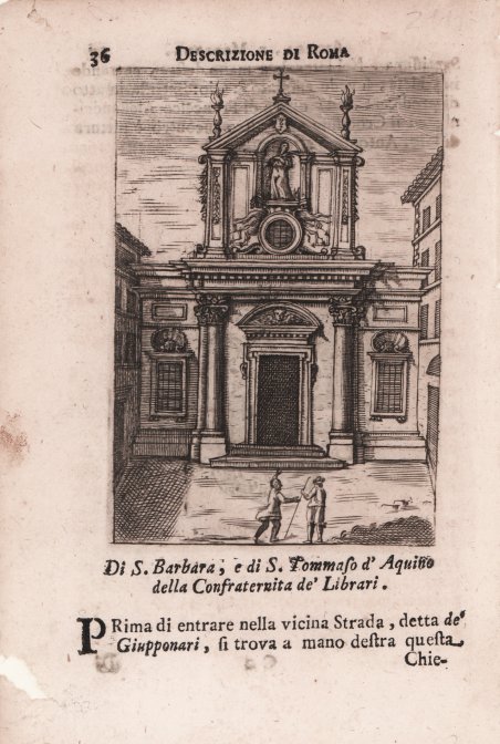 Di S. Barbara, e di S. Tommaso d'Aquino della Confraternita …
