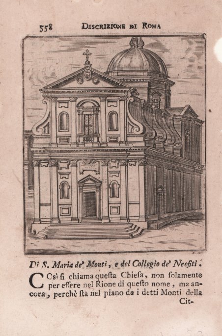Di S. Maria de' Monti, e del Collegio de' Neofiti