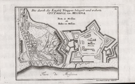 Die durch die.Cittadell von Messina