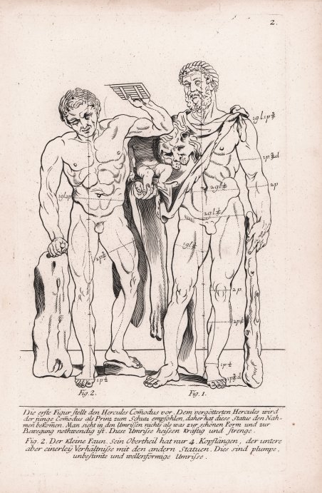 Die erste Figur Stellt den Hercules Comodus.