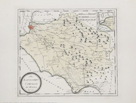 Die Landschaft Campagna di Roma