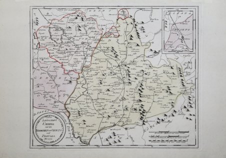 Die Landschaft Umbria mit den Gebiethen von Orvieto und Perugia