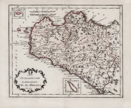 Die Sicilianische Landschaft Val di Mazzara