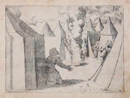 Dio appare a Mosè come colonna di fumo