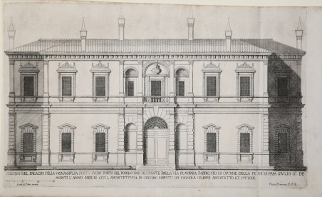 Disegno del Palazzo della Vigna Giulia posto fuori porta del …