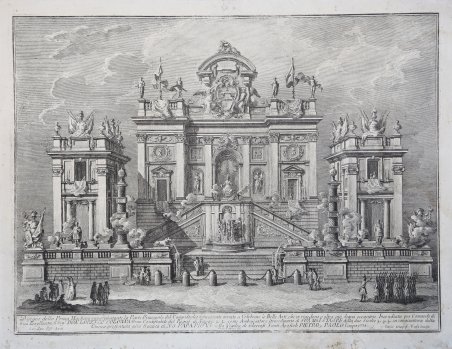 Disegno della Prima Machina rappresentante la Parte Principale del Campidoglio …